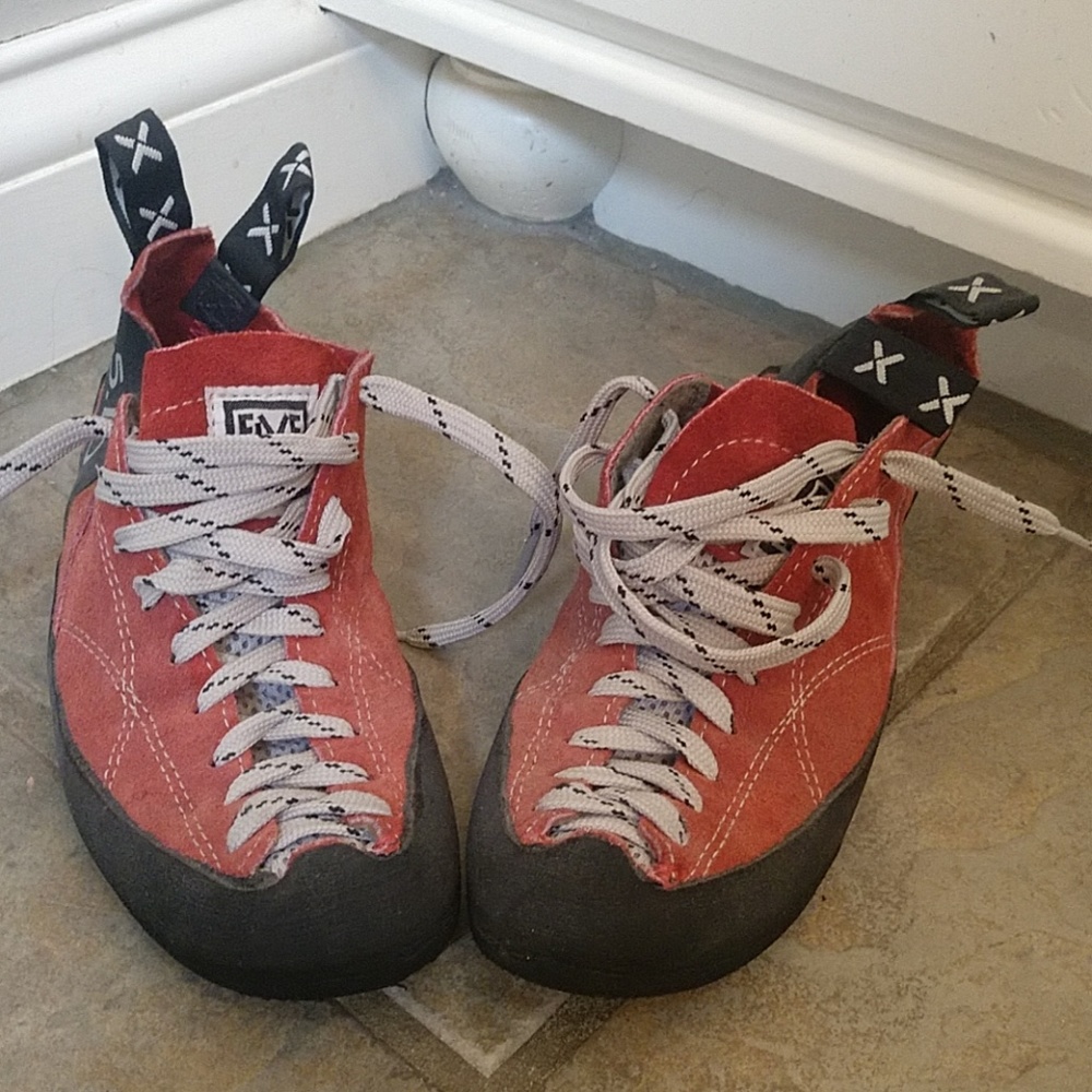 Rock climbing shoes